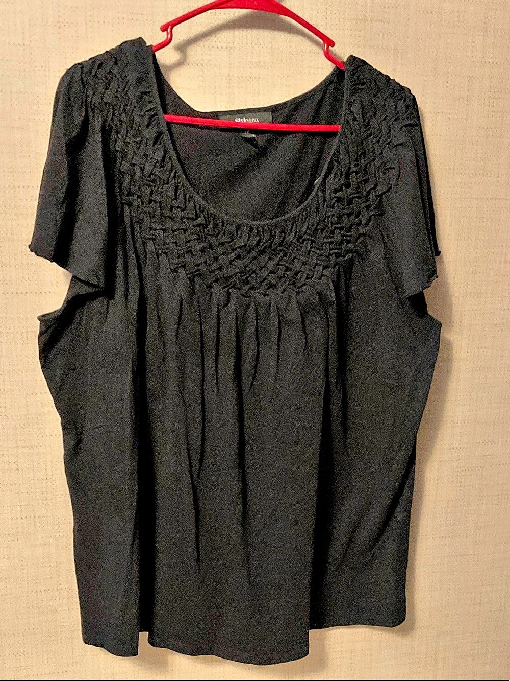 Style & Co. Black Tunic Top Size 3X
